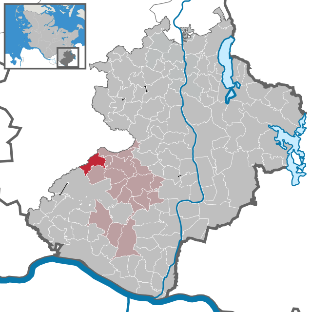 Poziția  Kuddewörde pe harta districtului Herzogtum Lauenburg