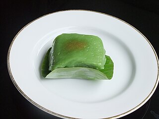 Kue bugis Indonesian traditional glutinous rice flour cake