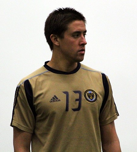 Kyle Nakazawa at Preseason Training for the Philadelphia Union, Jan 2011.jpg