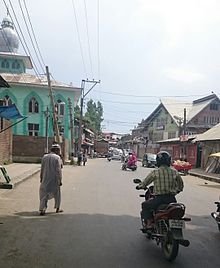 The street which heads towards Lal Bazar's one of the Bus Stops