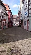 Half-timbered houses