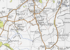 Layer Breton being shown on a 20th-century ordnance survey map. Layer Breton.png