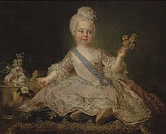 Portrait présumé du jeune duc de Bourgogne, vers 1752-1753.