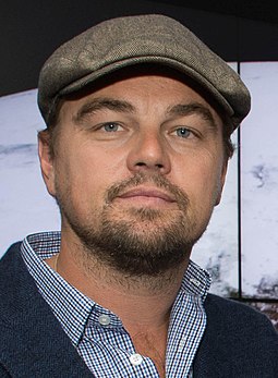 Leonardo DiCaprio, Best Supporting Actor in a Motion Picture winner Leonardo DiCaprio visited Goddard Saturday to discuss Earth science with Piers Sellers (26105091624) cropped.jpg