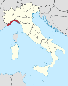 Ligúria: ubicació