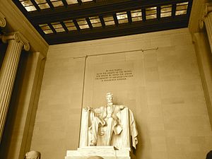 Lincoln Memorial: Bauwerk, Geschichte, Das Memorial auf der US-Währung sowie Briefmarken