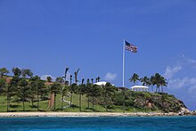 Little Saint James Island in the Virgin Islands, while owned by Jeffrey Epstein Little St James Island (9123420726).jpg