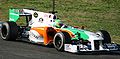Force India VJM03 (Vitantonio Liuzzi) testing at Jerez