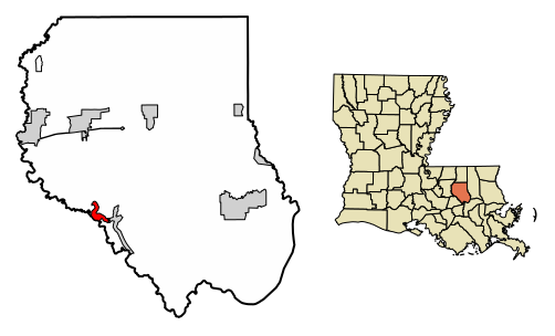 File:Livingston Parish Louisiana Incorporated and Unincorporated areas Port Vincent Highlighted.svg