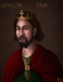 21st-century depiction of Llywelyn The Great Llywelyn The Great.png