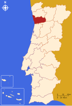 Porto distritu map