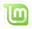 Logo of Linux Mint. Totally irrelevant.