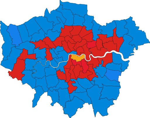 LondonParliamentaryConstituency1992Results.svg