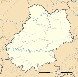 米拉堡在洛特省的位置