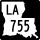 Louisiana Highway 755 marker