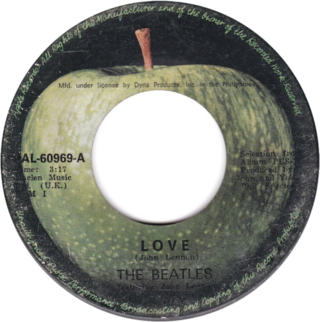 <span class="mw-page-title-main">Love (John Lennon song)</span> Song by John Lennon