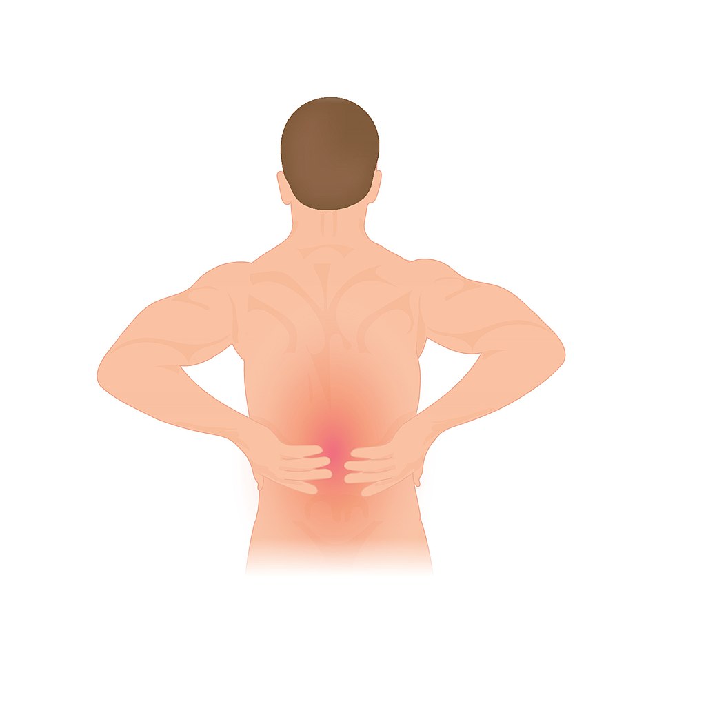 back pain clipart