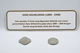 Koin Wilhelmina 1890-1948