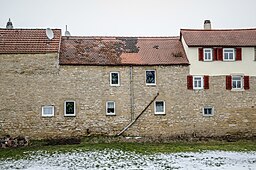 Mainbernheim, Klostergasse 9, Stadtmauer, Feldseite-001