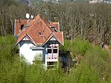 Stillgelegte Malbergbahn bei Bad Ems, Zustand April 2019Bergstation