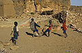 Image 10Malian children playing football in a Dogon village (from Mali)