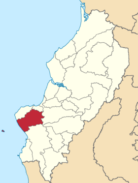 Localização do Cantão de Montecristi