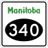 Провинциальная дорога 340 щит