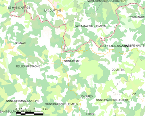 Poziția localității Saint-Rémy