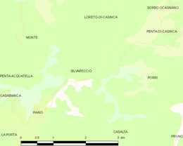 Silvareccio - Localizazion