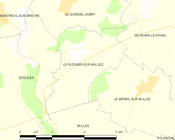 Le Plessier-sur-Bulles所在地圖 ê uī-tì