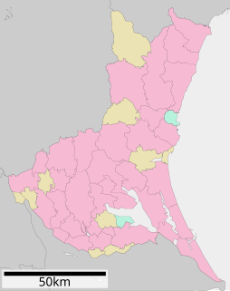 茨城県行政区画図