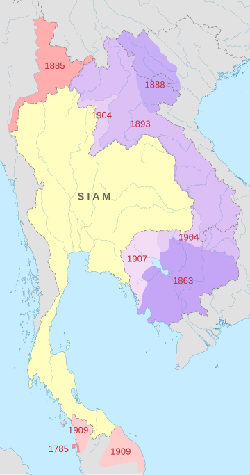 Territorial losses of Thailand