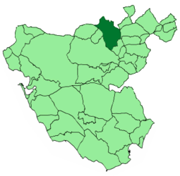 Villamartín – Mappa