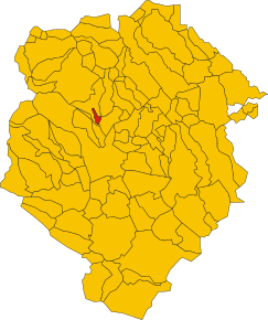 Poziția localității Miagliano