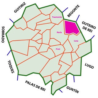 Mapa de Ousá Friol, Lugo.svg