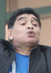 Diego Maradona en 2018.