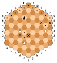 Hexes 6-Pawn rules: Notation