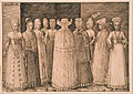 Мельхіор Лорк. «Десять жінок з міста Штральзунд»,бл. 1571 р.