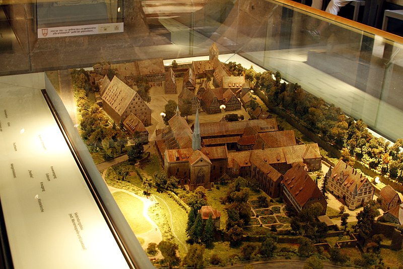 File:Model of Maulbronn Monastery Complex - Maulbronn - Germany 2017.jpg