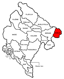 Rožaje Municipo en Montenegro