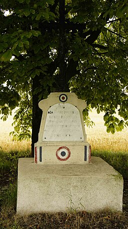 Monument över de fallna vid Sommepy under första världskriget.