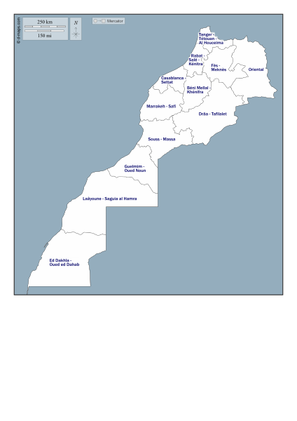 File:Morocco Regions.svg