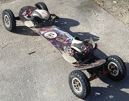 MBS Pro 100 Mountainboard with noSno soft bindings
