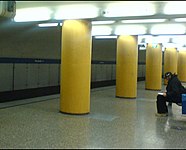 Munich subway station Poccistrasse - platform