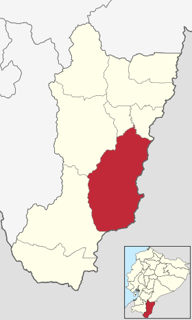 Localisation de Canton de Nangaritza