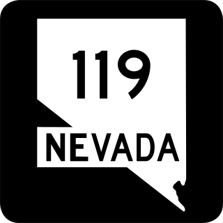 <span class="mw-page-title-main">Nevada State Route 119</span> State highway in Nevada, United States