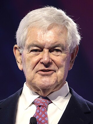 <span class="mw-page-title-main">Newt Gingrich</span> American politician and author (born 1943)