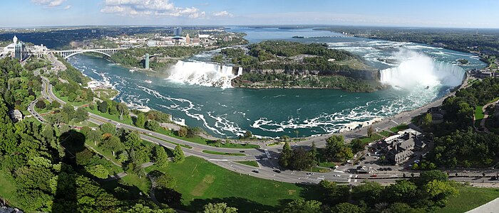 Niagarawatervallen: Beschrijving, De drie watervallen, Geologie