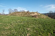 Deutsch: Burgstall Kreuzberg, Sigmarszell-Niederstaufen, Landkreis Lindau, Bayern, Deutschland English: Demolished castle Burgstall Kreuzberg, Sigmarszell-Niederstaufen, district Lindau, Bavaria, Germany