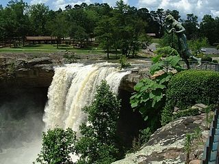 Noccalula Falls Park Park located in Gadsden, Alabama, United States